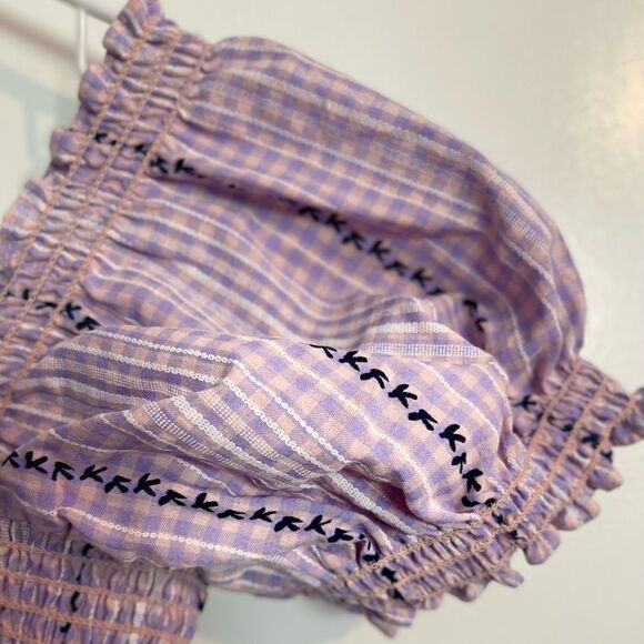 Caara Daphne smocked tiered dress.Size S - Picture 8 of 13